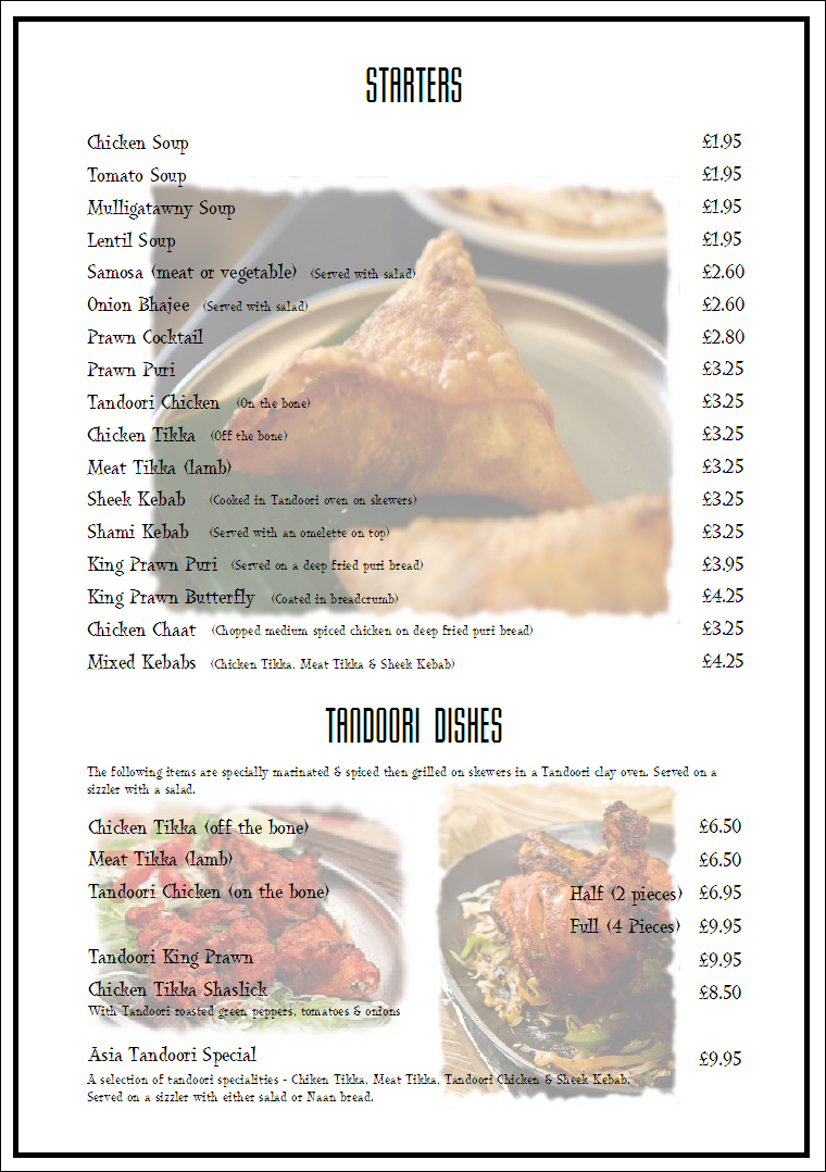 Asia Tandoori Restaurant